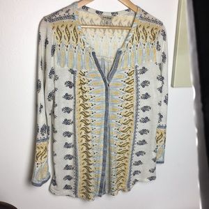 Lucky Brand Top patterned Sz M
